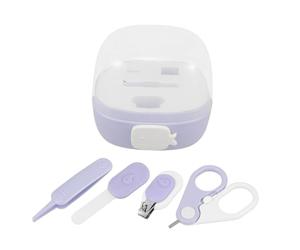 Set Tagliaunghie con Luce, 4 Pezzi, Acciaio Inossidabile | Custodia da Viaggio Inclusa, Guardia di Sicurezza, Impugnatura Ergonomica, per Rifinitura Notturna