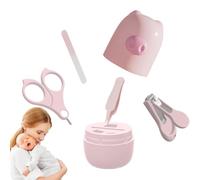 Set tagliaunghie per bambini,Set tagliaunghie per bambini | Tagliaunghie per bambini con naso animale dei cartoni animati - per mamme con scatola portaoggetti, kit manicure per bambini e kit