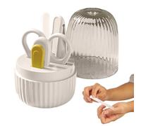 Set tagliaunghie per bambini, tagliaunghie di sicurezza per bambini | Strumenti per la cura della pedicure 4 in 1,Strumenti per la cura della pedicure, kit per unghie per bambini, strumenti per la toe