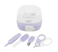 Set Tagliaunghie per Bebè 4 Pezzi Plastica Forma Cartoon | Custodia Inclusa, Facile da Pulire, Design Ergonomico Antischiacciamento, per Neonati e Bambini