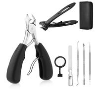 Set Tagliaunghie Tronchesino Unghie Piedi Spesse Incarnite Taglia Unghie Mani
