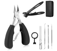 Set Tagliaunghie Tronchesino Unghie Piedi Spesse Incarnite Taglia Unghie Mani