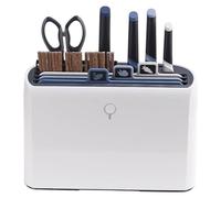 Set tagliere e coltelli Smart Cutting, strumenti organizer porta asciugatura UV, 70 ℃, taglieri con codice colore 3 e 4 coltelli e 10 paia di bacchette e 1 paio di forbici, sala da pranzo in cucina(Co