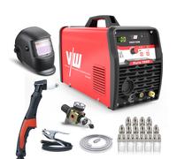 Accensione pilota taglierina al plasma - Taglierina al plasma con accensione pilota | 100 ampere di corrente e 45 mm di spessore di taglio - 400 v | Include set di ugelli al plasma di Vector Welding