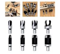 Set taglierina per tasselli in legno preciso e affidabile 8 pz per qualsiasi att