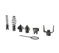 Set taglierina pulitore scarico grado professionale 7 pezzi per blocchi fognari