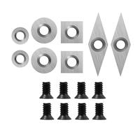 Set taglierina ricambio utensili tornitura carburo prestazioni superiori 8 pezzi