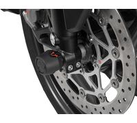 Protezione motore e protezione telaio - SW-MOTECH Kit tamponi di protezione per asse anteriore2Nero. Moto Guzzi V85 TT (19-).