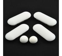 Set Tamponi Sedile WC Rotondo e Lungo Arresto Paracolpi Coperchio WC Accessori