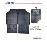 SET TAPPETI AUTO UNIVERSALE 100% GOMMA PLATINUM POWERTEC