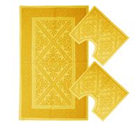 Set Tappeti Bagno Tris 3 Pezzi Doccia Bidet Water Sardo Cotone