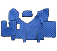 SET TAPPETI COPRICOFANO ECOPELLE BLU PER IVECO STRALIS HI-WAY MANUALE CON FRIGO