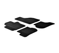 Set tappeti su misura gomma per Volkswagen Golf VI Cabrio 09/11>10/14 fix ton in