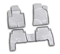 Novline Set tappeti su misura in TPE - compatibile per Hyundai Santa Fe (03/11>