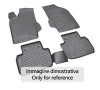 Novline Set tappeti su misura in TPE - compatibile per Peugeot 207 3p (05/06>11