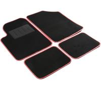 Set tappetini auto essential bordo rosso. START