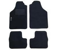 SET TAPPETINI AUTO IN MOQUETTE NERA COMPATIBILI CON YPSILON DEL 2003 CON LOGO