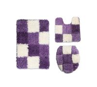 Set Tappetini Bagno Floor Mat Household Bathroom Water Absorption Combination Set of Three Pieces(10)