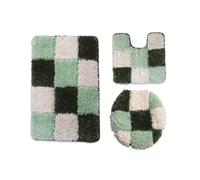 Set Tappetini Bagno Floor Mat Household Bathroom Water Absorption Combination Set of Three Pieces(6)