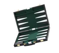 Set tappetini da gioco backgammon arrotolati multiuso in pelle PU con contatori in plastica, ideali per l ' intrattenimento amici e familiari Set tappetini da backgammon arrotolati