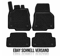 Element tappetini in Gomma 3D Premium su Misura Adatti per Volkswagen Golf, MK7 (VII), Mk8 (VIII), 2014-2020, 4 Pezzi.