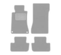 Set Tappetini in Moquette su Misura compatibile con Mercedes CLK W209, OSLO | compatibili con coupé ; moquette fitta (polipropilene), ca. 6,5 mm, 2300 g/m², granulato antiscivolo ; antiscivolo