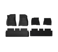 Set Tappetini Per Tesla Per Il Modello Per Y Per 3 2021-2023 2024 Auto TPE Tappetini Timone Sinistro Per Tutte Le Condizioni Del Piede Pad Accessori Interni Tappetini Tappeti(3 Double Floor mat)