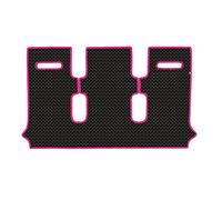 Set Tappetini realizzato per CITROEN JUMPER 3 posti anno dal 1994 al 2002 in Gomma Made in Italy Colore NERO bordo Fucsia
