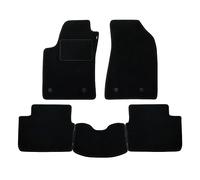 Set Tappetini realizzato per LAND ROVER DISCOVERY anno dal 2004 al 2009 in Moquette di velluto in Colore NERO +Tappeto Baule