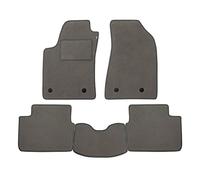 Set Tappetini realizzato per MAZDA 5 7 posti anno dal 2010 al 2016 in Moquette lavabile in Colore GRIGIO +Tappeto per Bagagliaio