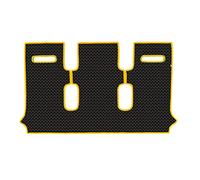 Set Tappetini realizzato per MERCEDES SPRINTER 7 posti da anno 2018 in poi in Gomma Made in Italy Colore NERO bordo Giallo