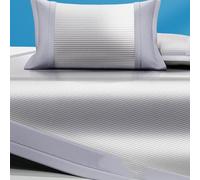 Set tappetini rinfrescanti in 3 pezzi Summer Ice Silk, morbido coprimaterasso, lavabile in lavatrice e in acqua, lenzuolo con aria condizionata, perfetto for la casa e il dormitorio(A,200x220cm)