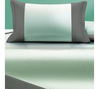 Set tappetini rinfrescanti in 3 pezzi Summer Ice Silk, morbido coprimaterasso, lavabile in lavatrice e in acqua, lenzuolo con aria condizionata, perfetto for la casa e il dormitorio(E,90x200cm)