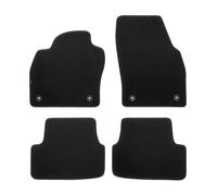 Set tappetini su misura antiscivolo moquette VW Polo 5p dal 2017
