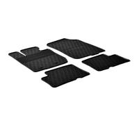 Set tappeti su misura in gomma per Dacia Duster fino al 9/2017