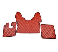 Set Tappetini Tappetini per Motore Copertura per Camion DAF XF 105 (Rosso)