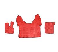 Set Tappetini Tappetini per Motore Copertura per Camion DAF XF 106 (Rosso)
