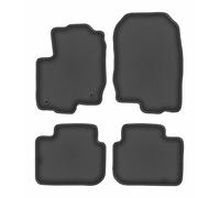 Set tappetini velour grafite 4 pezzi per: Mitshubishi Colt VI 2004-2008 HB 5D