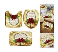 Set tappetino da bagno natalizio vivace che unisce sicurezza e stile senza sforz