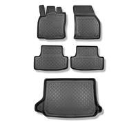 Mossa Set: tappetini in TPE + Tappetino per Bagagliaio Adatte per Audi Q2 10.2016- (SUV) - ver9 - G