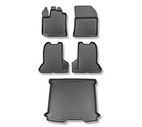 Set tappetino per bagagliaio e tappetini per Dacia Dokker VAN (2012-2021) G