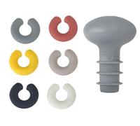 SET TAPPO PER VINO E 6 SEGNABICCHIERI BLISTER