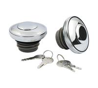 Set tappo serbatoio con chiave cromato 96-99 harley davidson Mcs