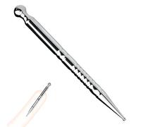 Set tappo uretrale per uomini in acciaio inox - Bastone di espansione a perline, testa conica e catetere metallico liscio, 4 pezzi