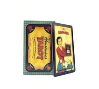 Set Tarocchi Nostalgico Unisex: Carte Oracolo in Stile Metà del Secolo con Archetipi Classici per la Divinazione del Nuovo Anno Donne in cucina,Angelo del cuoreCarta tessile