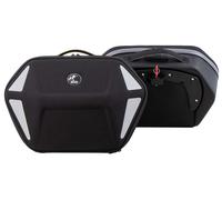 Set tasche laterali Royster Neo nero/grigio per Hepco & Becker C-Bow bretelle...