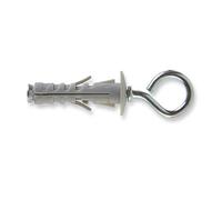 Fischer, 6 Tasselli SB 9/3 K Con Occhiolo Chiuso, Universali Per Il Fissaggio Di Lampade, Specchi, Mobili Su Muro E Cemento, 504443