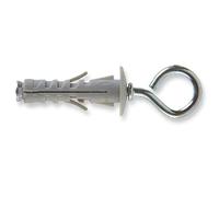 Fischer, 6 Tasselli SB 9/3 K Con Occhiolo Chiuso, Universali Per Il Fissaggio Di Lampade, Specchi, Mobili Su Muro E Cemento, 504443