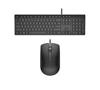 Set tastiera e mouse cablati USB Dell (nero) KB216 + MS116