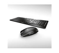 CHERRY Stream Desktop tastiera Mouse incluso RF Wireless AZERTY Francese Nero